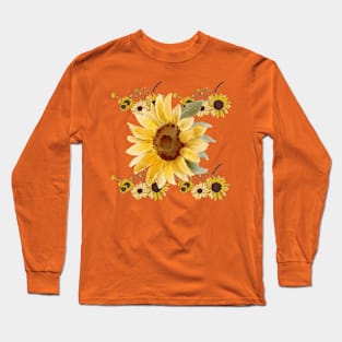 Spring Sunflower Long Sleeve T-Shirt